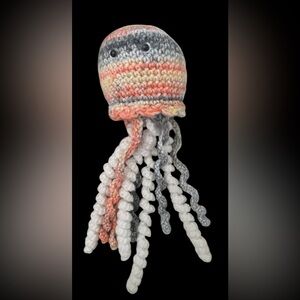 crochet jellyfish plush toy